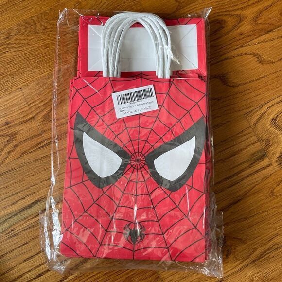 Superhero Spider Hero party bags set of 16 NWT - Picture 5 of 5